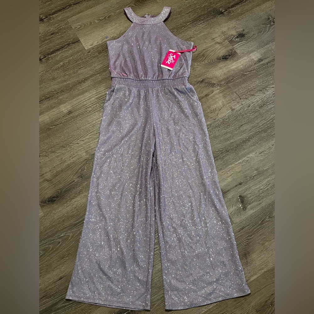 Justice Blue/Pink Iridescent Color Changing Pant Suit
